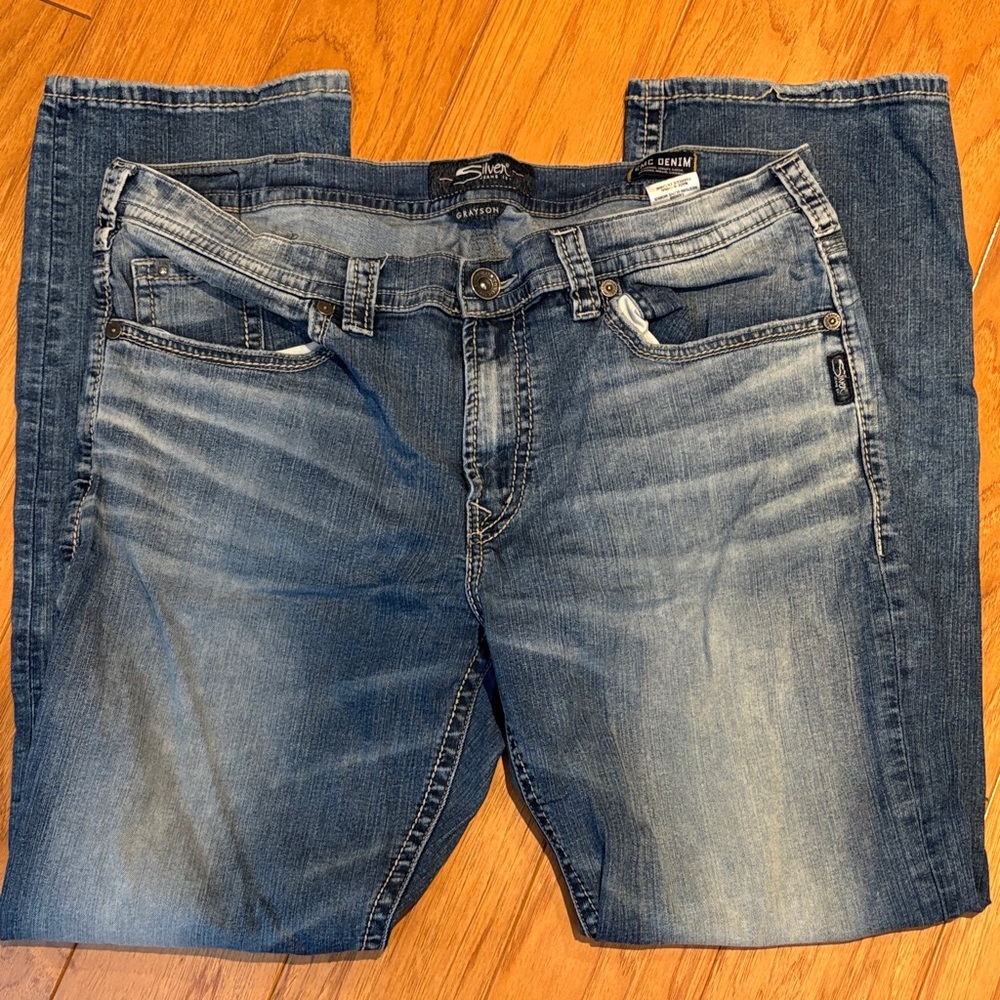 Silver Jeans Men's Slim Fit Blue Denim